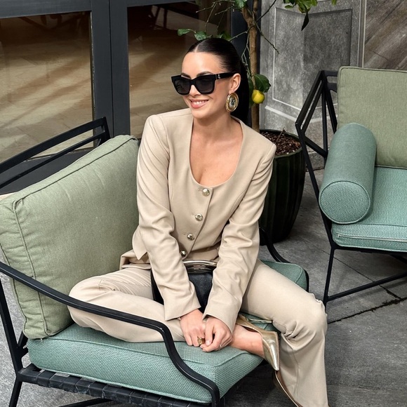 Zara scoop neck blazer - Picture 10 of 11